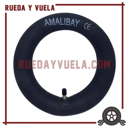 Cámara de aire reforzada 8.5x2 Amalibay con válvula recta